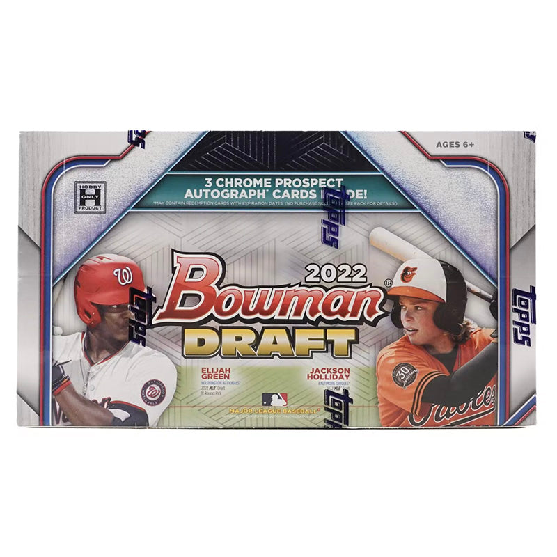 2022 Bowman Draft Baseball Jumbo Hobby 8 Box Case