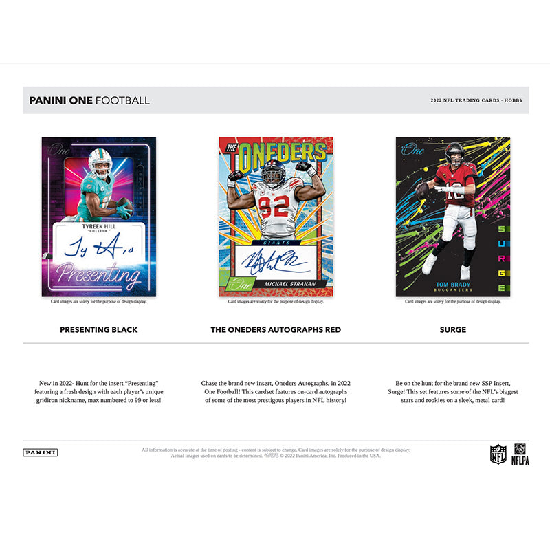 2022 Panini One Football Hobby 20 Box Case