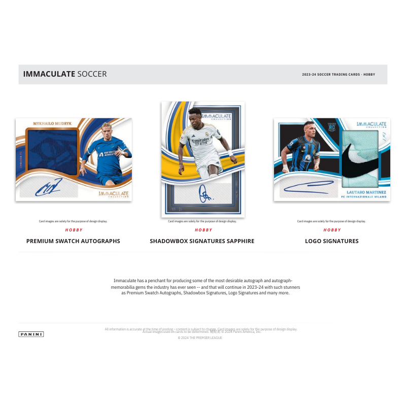 2024 Panini Immaculate Soccer Hobby Box