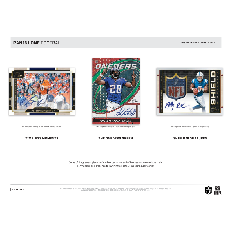 2023 Panini One Football Hobby 20 Box Case