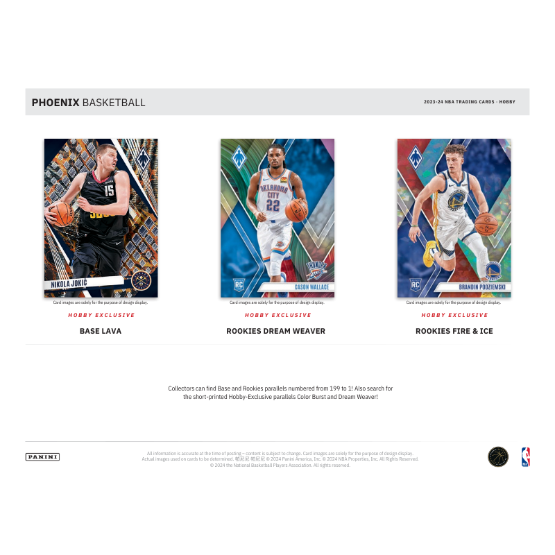 2023/24 Panini Phoenix Basketball Hobby 16 Box Case