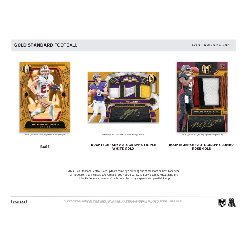 2024 Panini Gold Standard Football Hobby 12 Box Case