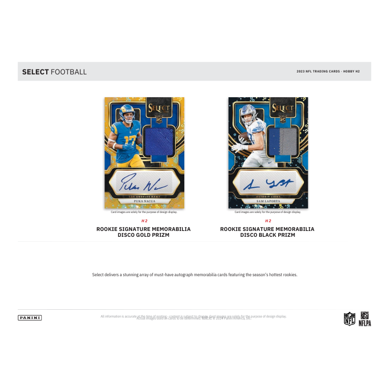 2023 Panini Select Football H2 Hybrid 20 Box Case