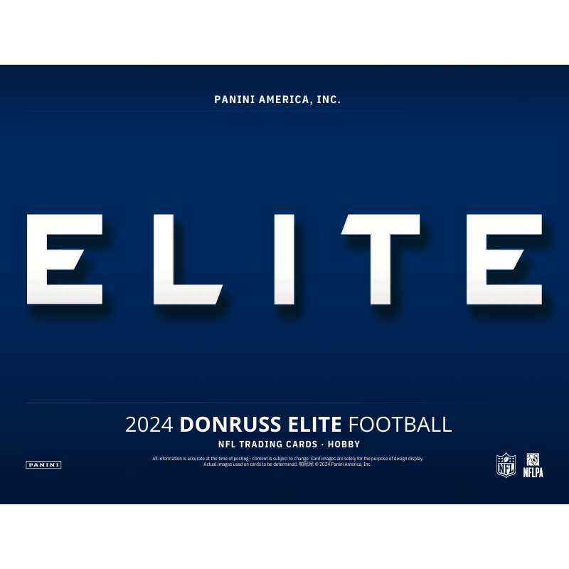 2024 Donruss Elite Football Hobby 12 Box Case