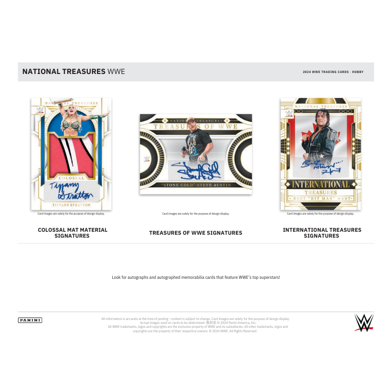 2024 Panini National Treasures WWE Hobby Box