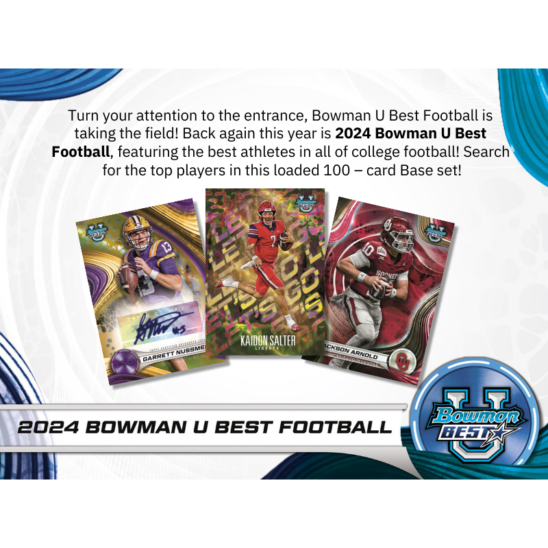 2024 Bowman University Best Football Breaker's Delight Box