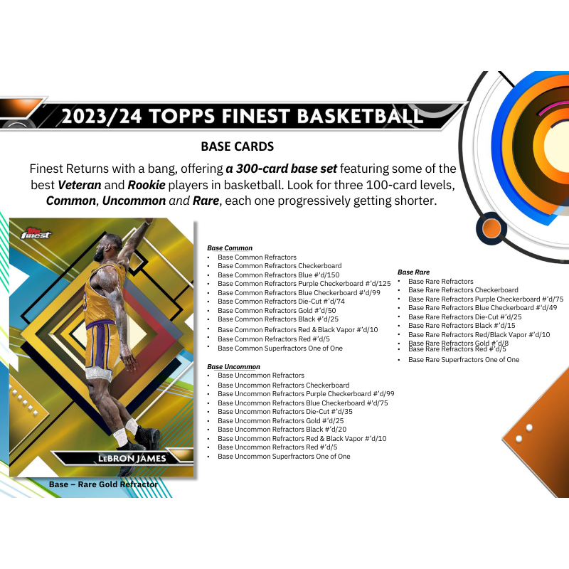 2023/24 Topps Finest Basketball Breaker's Delight Box