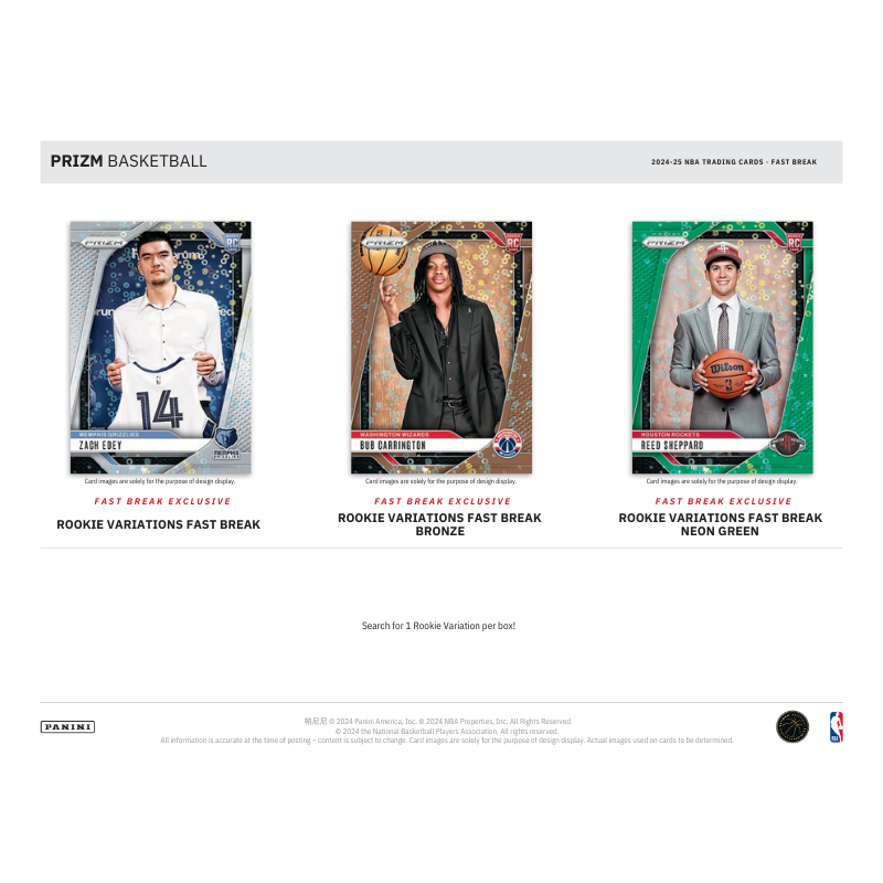 2024/25 Panini Prizm Basketball Fast Break 20 Box Case