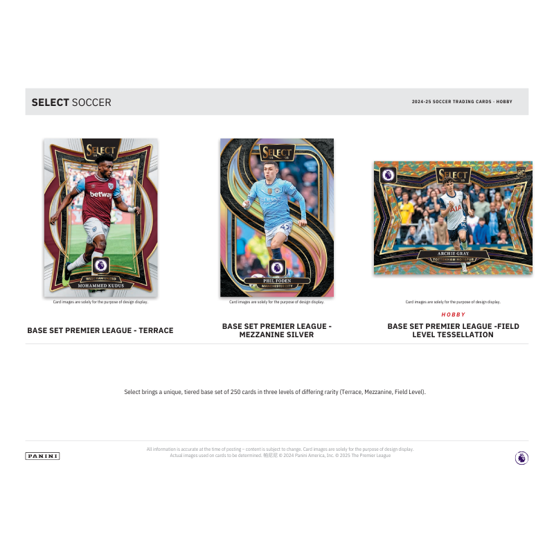 2024/25 Panini Select Premier League Soccer Hobby Box