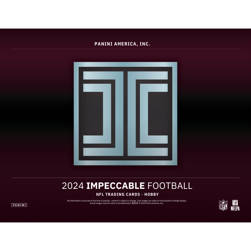 2024 Panini Impeccable Football Hobby 3 Box Case