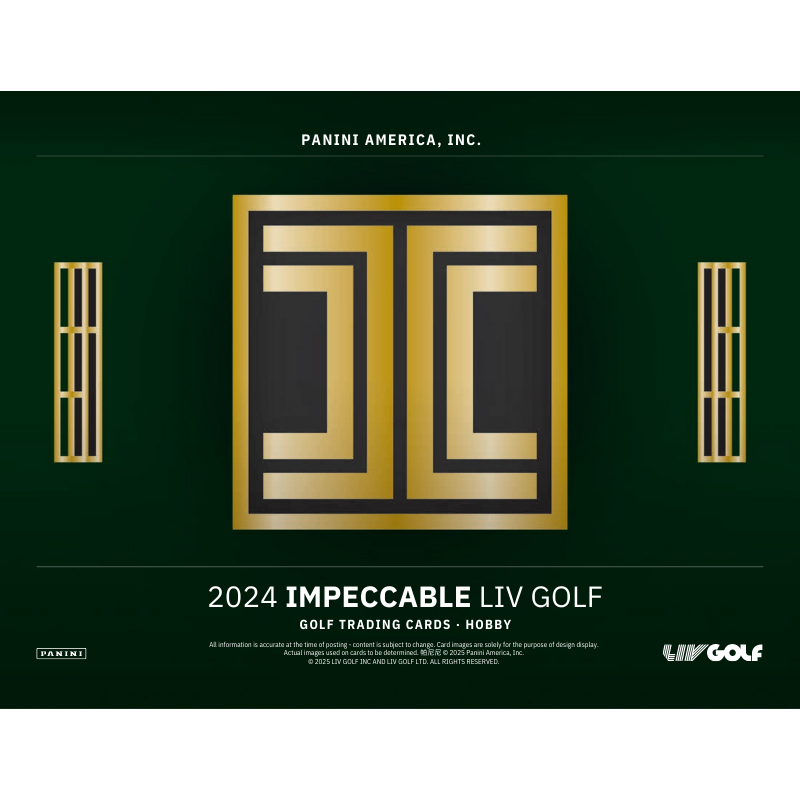 2024 Panini Impeccable LIV Golf Hobby Box