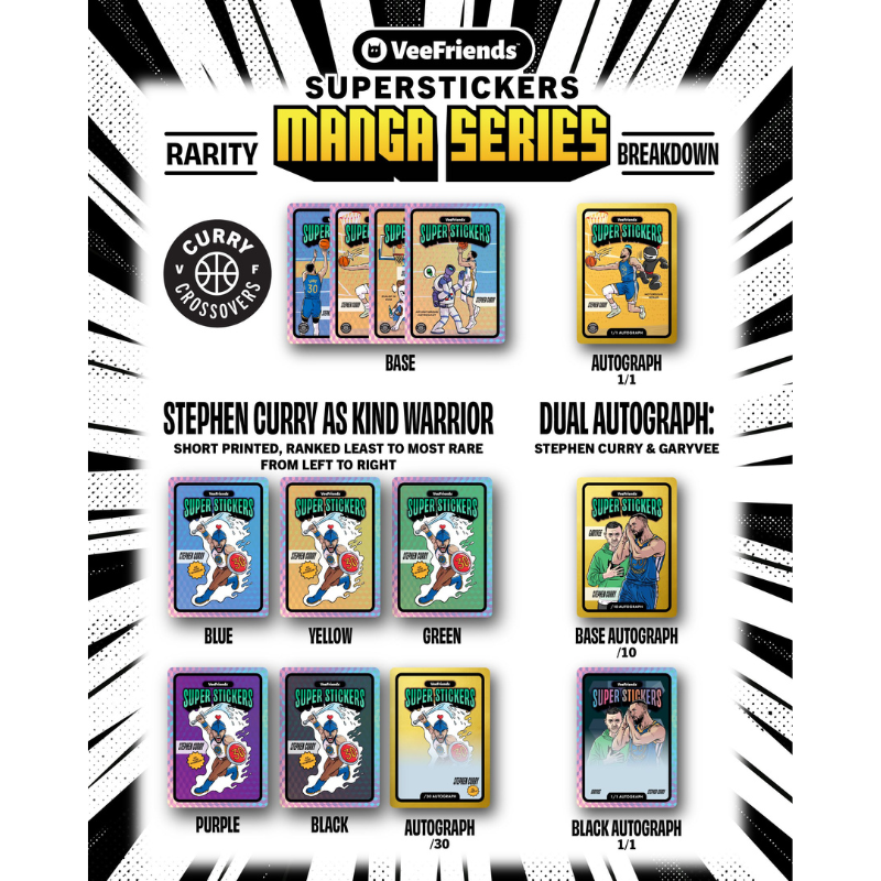 VeeFriends Super Stickers Manga Series Box