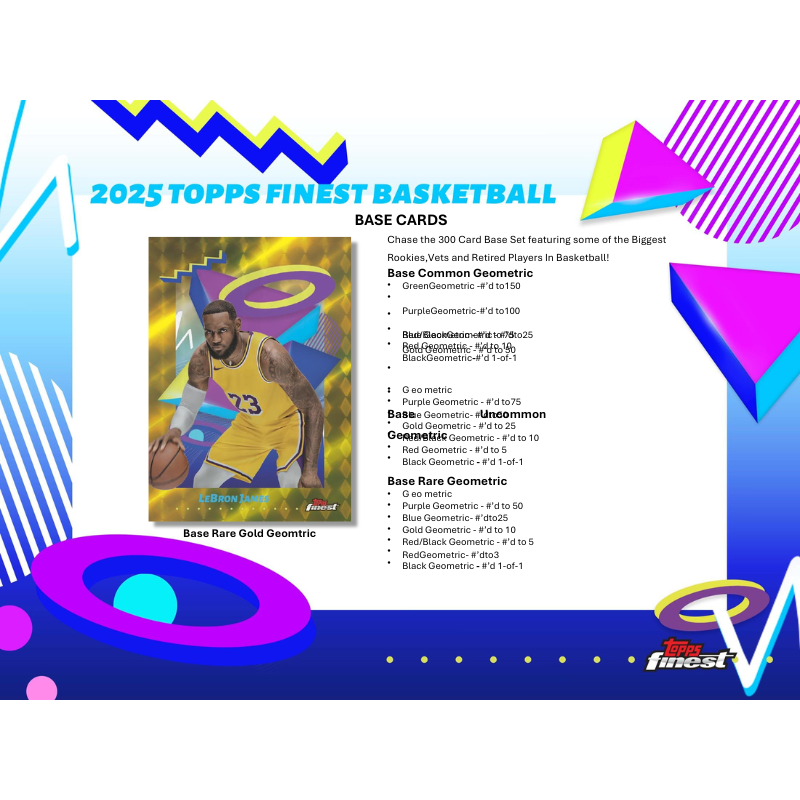 2024/25 Topps Finest Basketball Breaker's Delight Box
