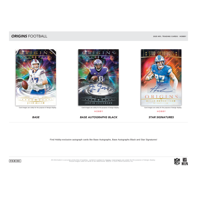 2025 Panini Origins Football Hobby Box