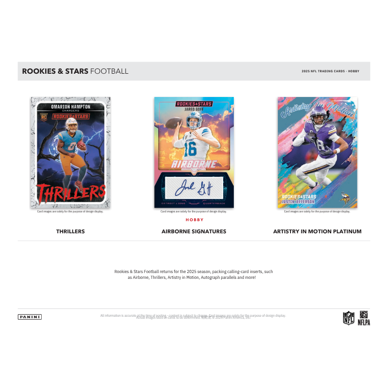 2025 Panini Rookies & Stars Football Hobby 14 Box Case