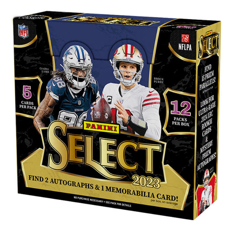 2023 Panini Select Football Hobby 12 Box Case
