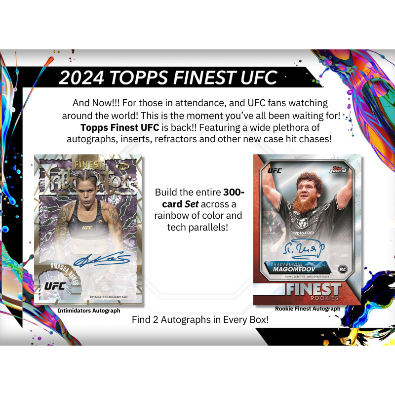 2024 Topps UFC Finest Hobby Box