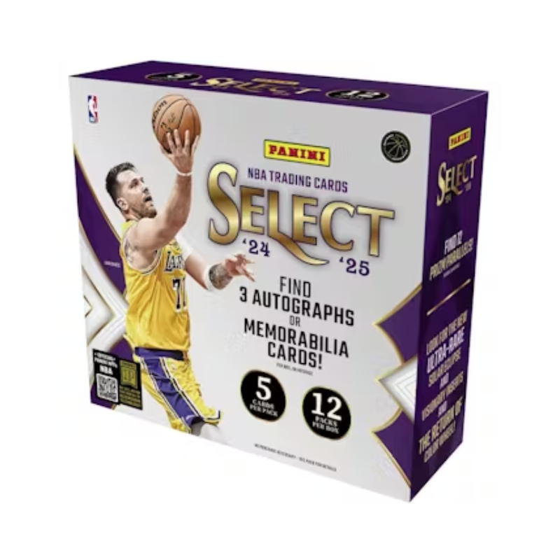 2024/25 Panini Select Basketball Hobby 12 Box Case