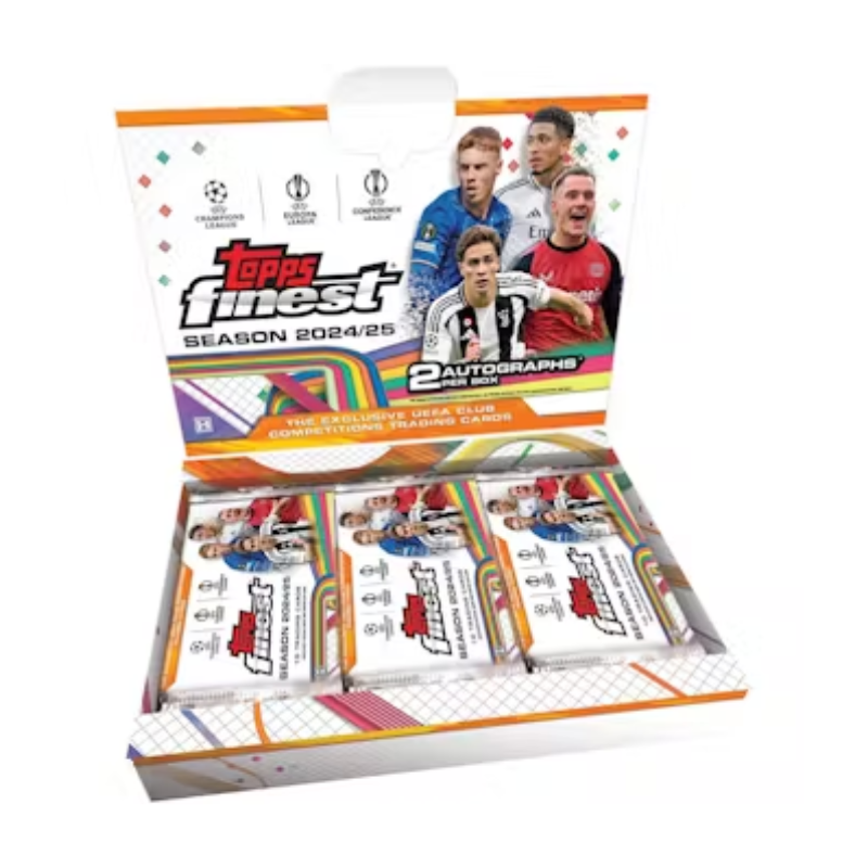 2024/25 Topps UEFA Club Competitions Finest Soccer Hobby Box