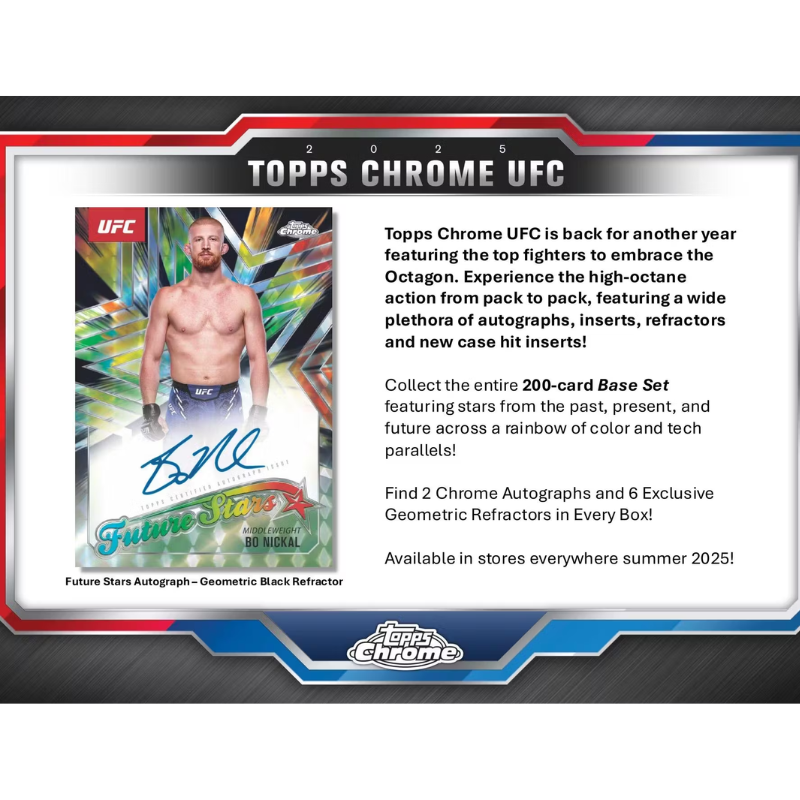 2025 Topps Chrome UFC Breaker's Delight Box